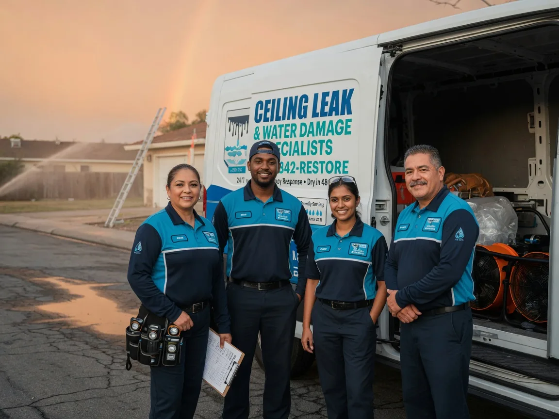 Ceiling Leak Cleanup company in Bally, PA