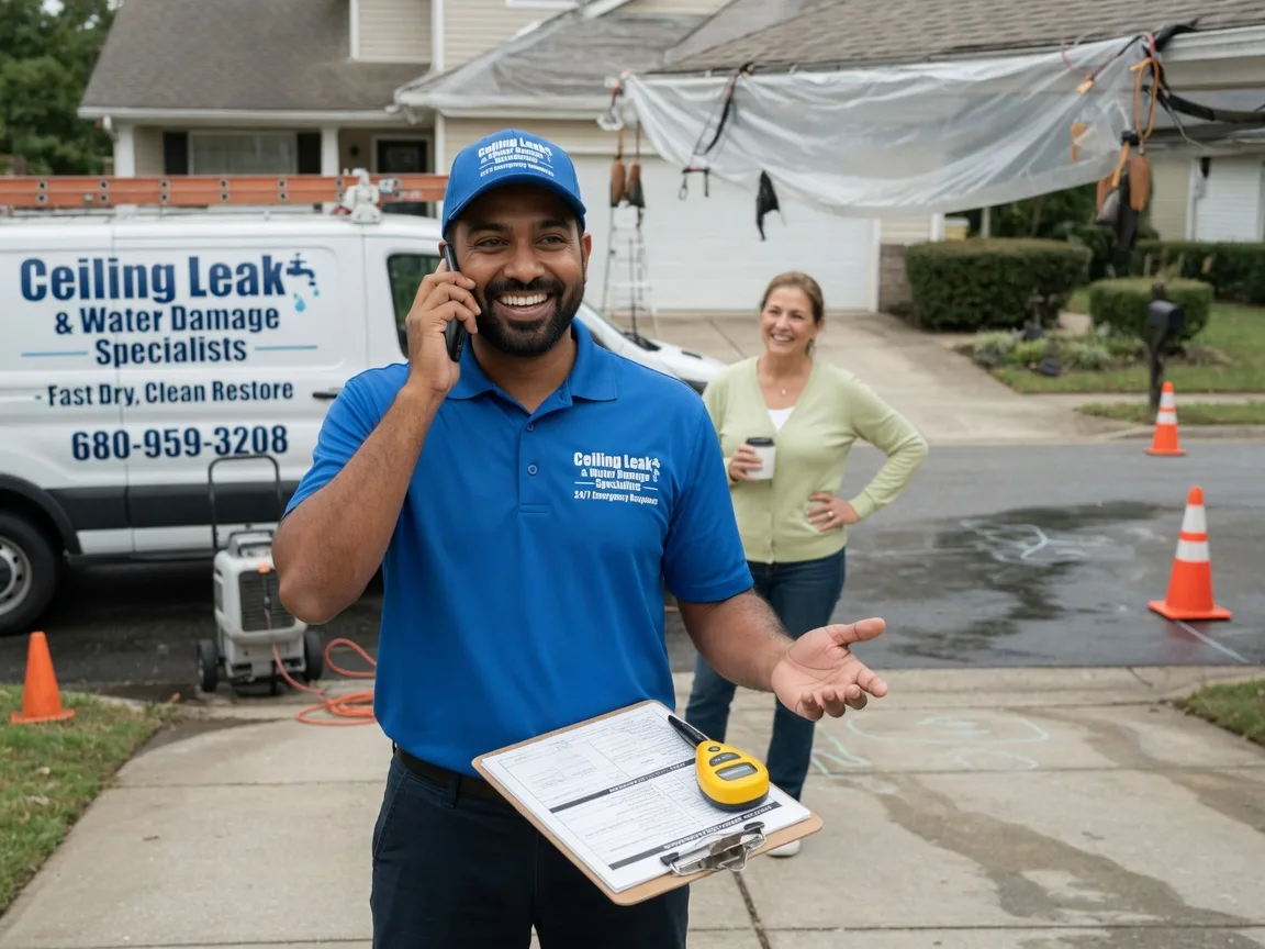 Ceiling Leak Cleanup Bally, PA FAQs
